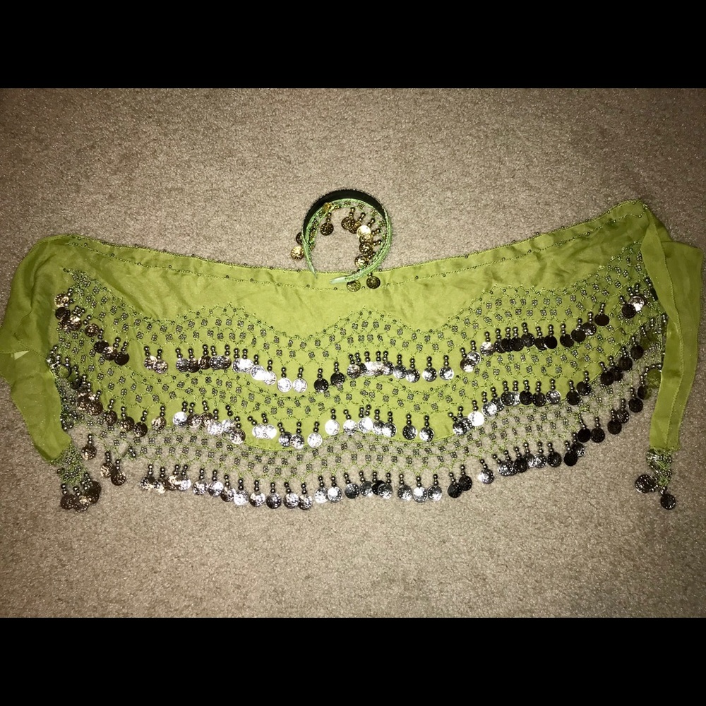 Beautiful Beaded Belly Dance Belt